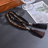Onyx & Tiger Eye Tasbih Bracelet 4