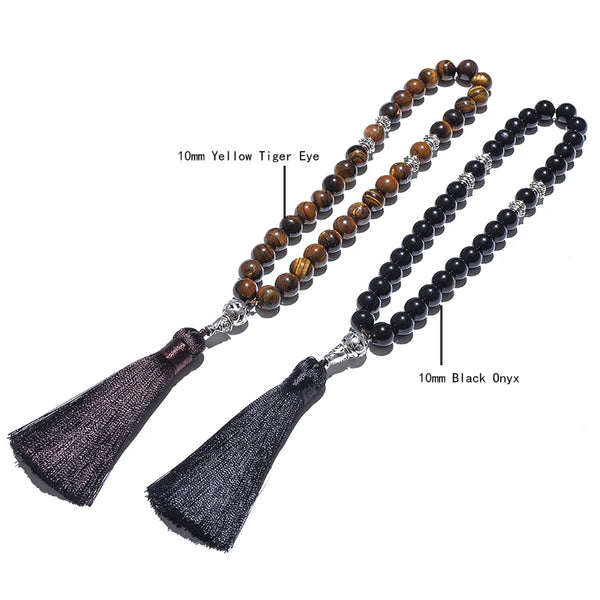 Onyx & Tiger Eye Tasbih Bracelet
